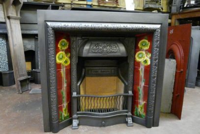 Victorian Tiled Fireplace Insert - 162TI 