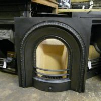 Victorian Cast Iron Arched Insert - 238AI