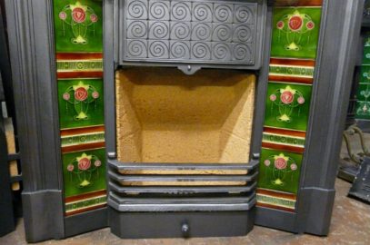 Edwardian / Arts and Crafts Tiled Fireplace - 261TI  - Image 11