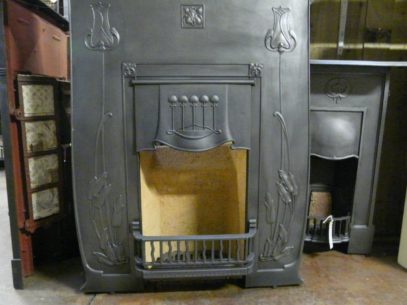 Original Art Nouveau Fireplace - 048LC - Image 10