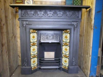 Victorian Tiled Combination Fireplace - 040TC