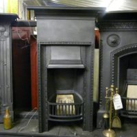 Antique Edwardian Bedroom Fireplace - 093B