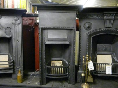 Antique Edwardian Bedroom Fireplace - 093B