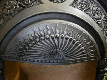 Original Arts & Crafts Arched Tiled Insert - 123TI  - Image 5