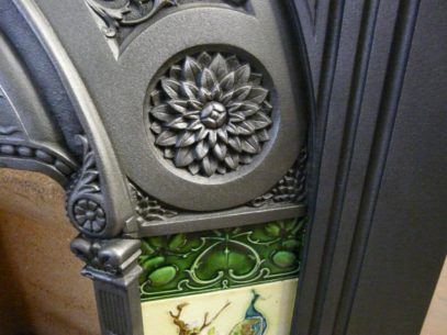 Original Arts & Crafts Arched Tiled Insert - 123TI  - Image 8