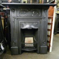 Original Art Nouveau Fireplace - 134MC - 854