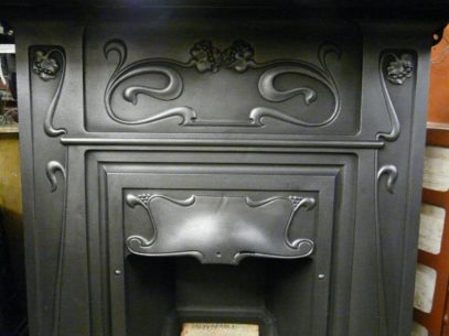 Original Art Nouveau Fireplace - 134MC - 854 - Image 4