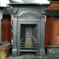 Victorian Cast Iron Bedroom Fireplace -112B