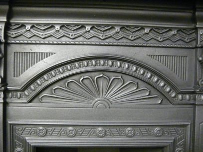 Victorian Cast Iron Bedroom Fireplace -112B - Image 5