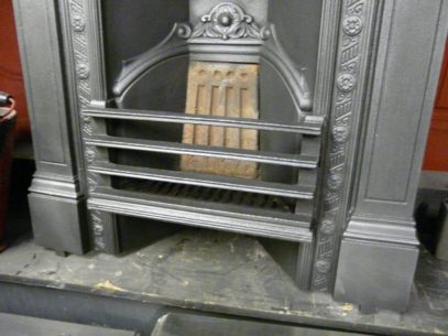Victorian Cast Iron Bedroom Fireplace -112B - Image 10