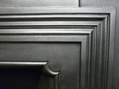 Late-Victorian Cast Iron Fireplace - 122MC  - Image 3