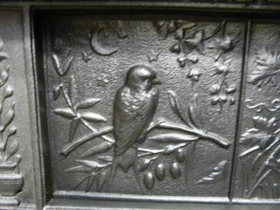 Victorian/Arts & Crafts Tiled Fireplace Insert - 156TI  - Image 8