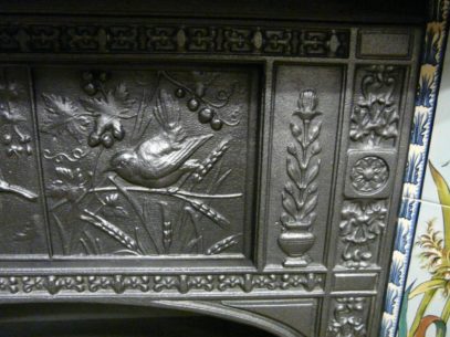 Victorian/Arts & Crafts Tiled Fireplace Insert - 156TI  - Image 13