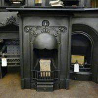 Original Art Nouveau Bedroom Fireplace - 176B