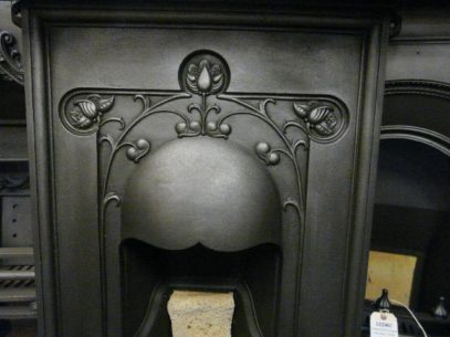 Original Art Nouveau Bedroom Fireplace - 176B - Image 4