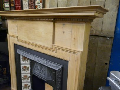 Reclaimed Edwardian Pine Fire Surround - 193WS  - Image 7