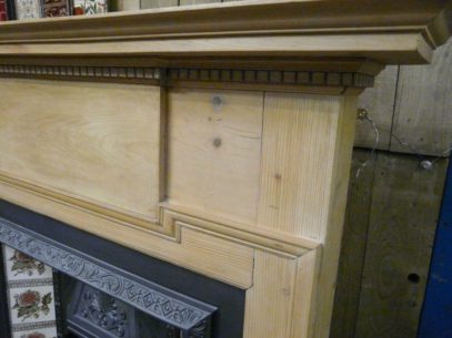 Reclaimed Edwardian Pine Fire Surround - 193WS  - Image 8