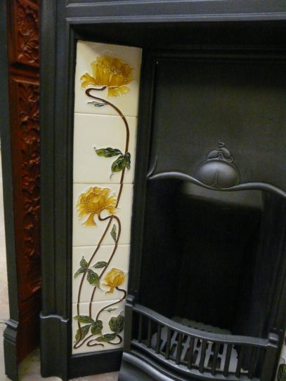 Art_Nouveau_Tiled_Combination_Fireplace_210TC-878