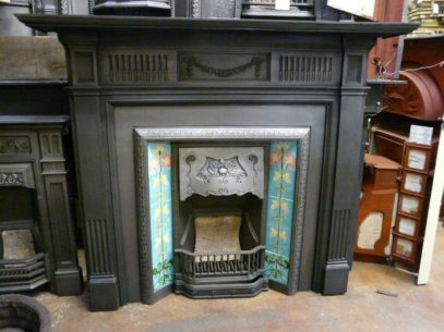 270CS - Edwardian Cast Iron Fire Surround
