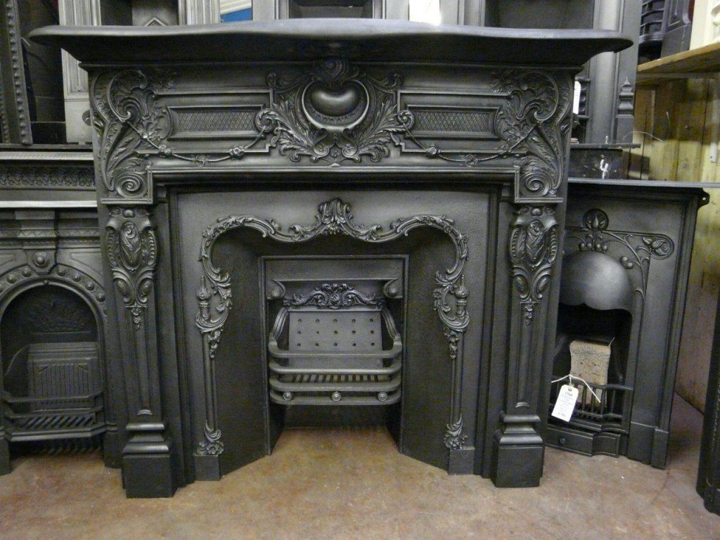 Victorian Cast Iron Fire Surround 008CS Antique Fireplace Co
