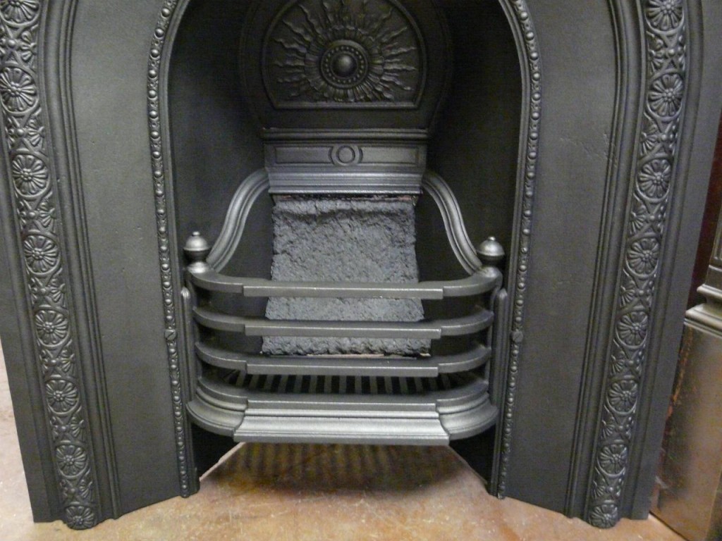 Victorian Arched Bedroom Insert 032AI Antique Fireplace Co