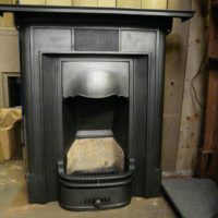 Edwardian Cast Iron Fireplace - 043MC