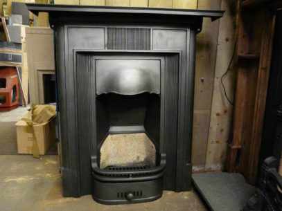 Edwardian Cast Iron Fireplace - 043MC