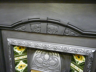 Art Nouveau Cast Iron Surround - 207CS  - Image 3