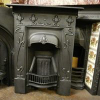 Pretty Art Nouveau Bedroom Fireplace 895B Oldfireplaces