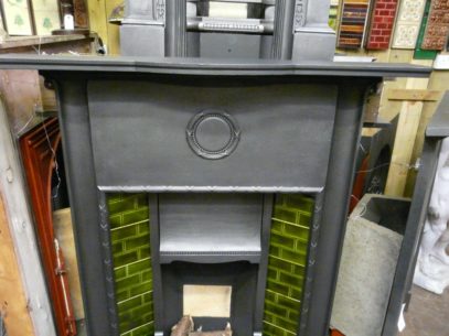 Original Edwardian Tiled Combination Fireplace  - 020TC - Image 2