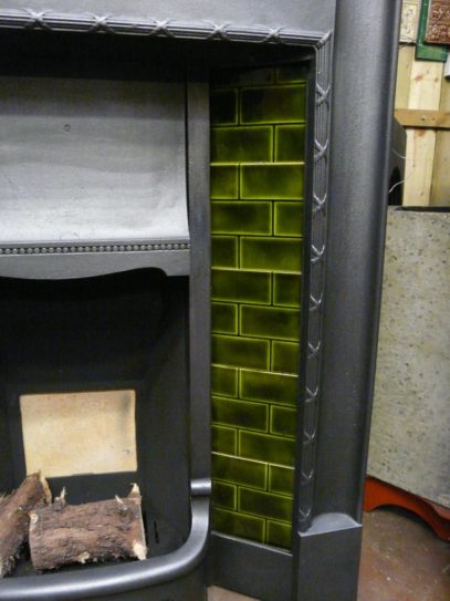 Original Edwardian Tiled Combination Fireplace  - 020TC - Image 10