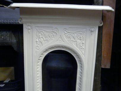Art Nouveau Bedroom Fireplace - 113B  - Image 3