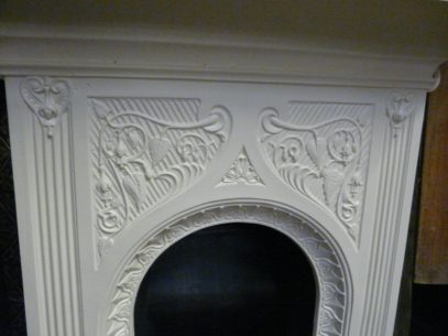 Art Nouveau Bedroom Fireplace - 113B  - Image 5