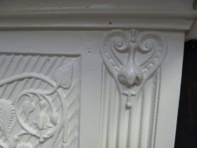 Art Nouveau Bedroom Fireplace - 113B  - Image 8