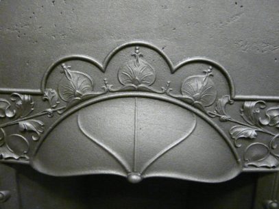 Art Nouveau Cast Iron Fireplace - 150MC-911 - Image 5
