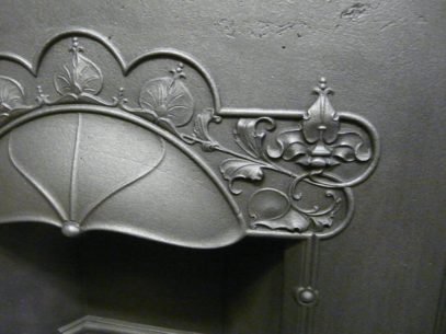 Art Nouveau Cast Iron Fireplace - 150MC-911 - Image 6