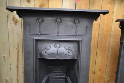 Art Nouveau Cast Iron Fireplace 4550MC - Oldfireplaces