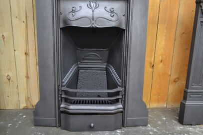 Art Nouveau Cast Iron Fireplace 4550MC - Oldfireplaces