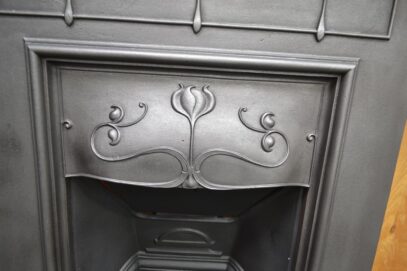 Art Nouveau Cast Iron Fireplace 4550MC - Oldfireplaces