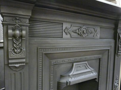 Victorian Cast Iron Fireplace - Manchester - 074LC - Image 10