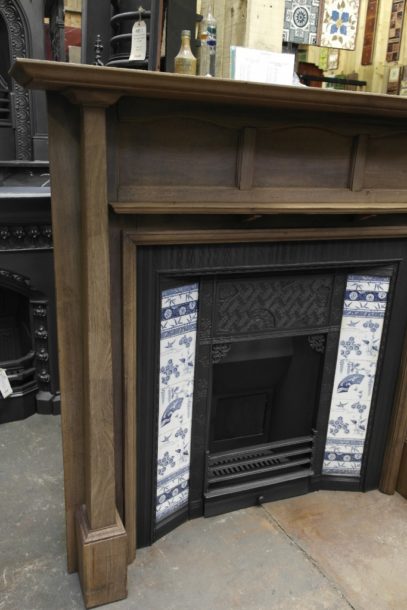 078WS_1085_Arts_&_Crafts_Wooden_Fireplace_Surround