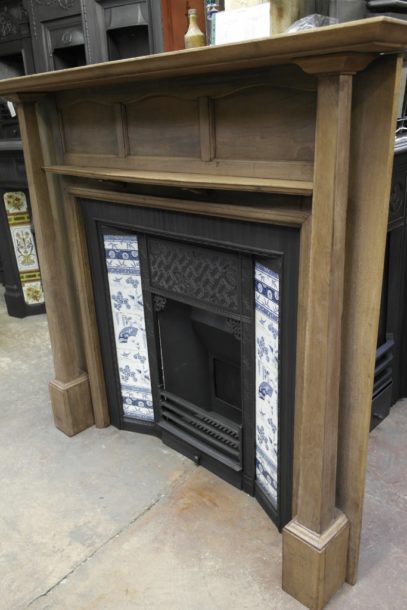 078WS_1085_Arts_&_Crafts_Wooden_Fireplace_Surround