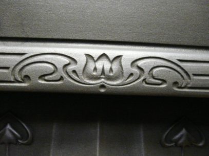127TI - Art Nouveau Tiled Fireplace Insert - Image 5