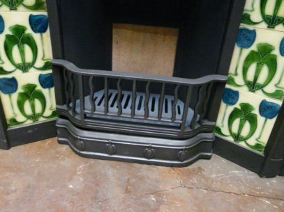 127TI - Art Nouveau Tiled Fireplace Insert - Image 6
