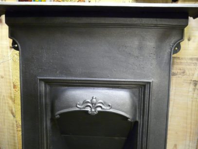 Edwardian Cast Iron Art Nouveau Fireplace 957B Old Fireplaces.