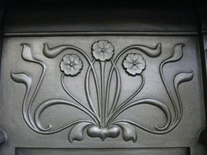 Art Nouveau Bedroom Fireplace 223B - Image 5