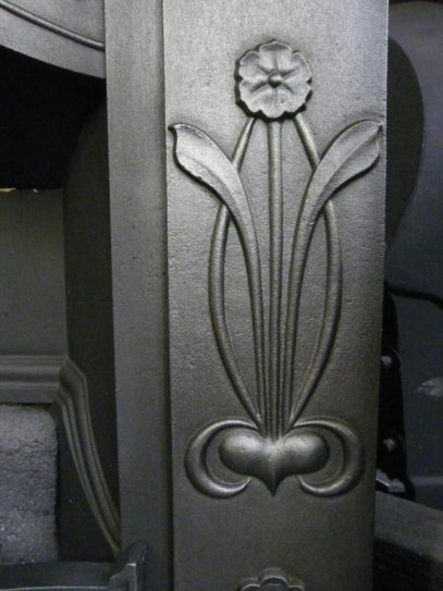 Art Nouveau Bedroom Fireplace 223B - Image 10