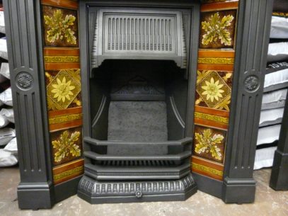 Victorian Tiled Fireplace - 267TC