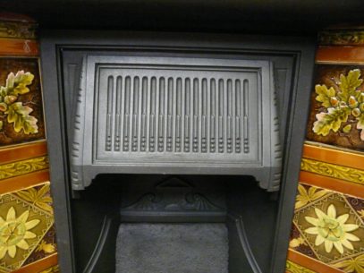 Victorian Tiled Fireplace - 267TC