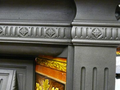 Victorian Tiled Fireplace - 267TC